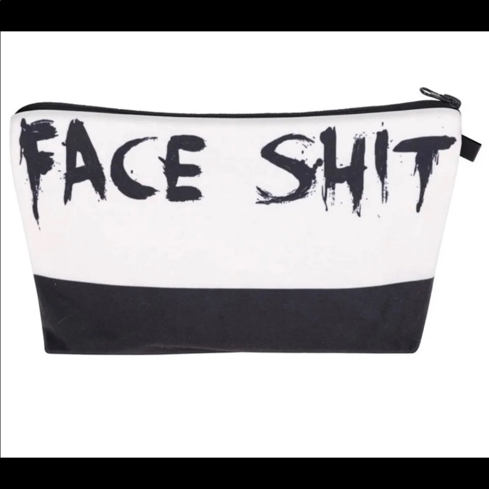 Printed makeup bag